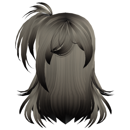 Black Blonde Scene Emo Side Ponytail Large Hair Roblox