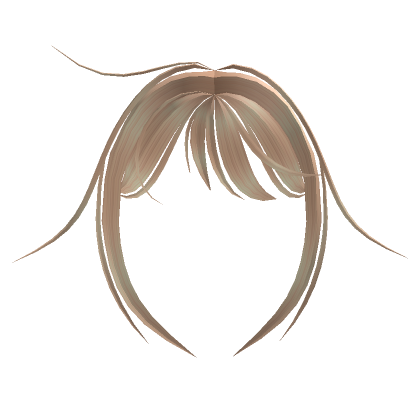 Blonde Messy Windy Bangs Roblox