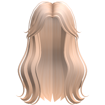 Lush Wavy Hair Blonde Roblox Item Rolimon S