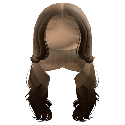 Middle Part Blowout Blonde To Brown Ombre Roblox