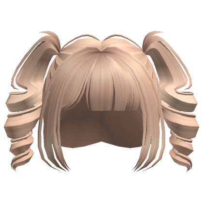 Blonde Curly Kawaii Sweet Pigtails Roblox Item Rolimon S