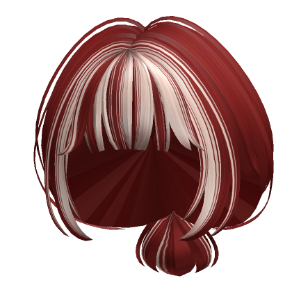 Two Tone Adorable Mini Ponytail Red Blonde Roblox