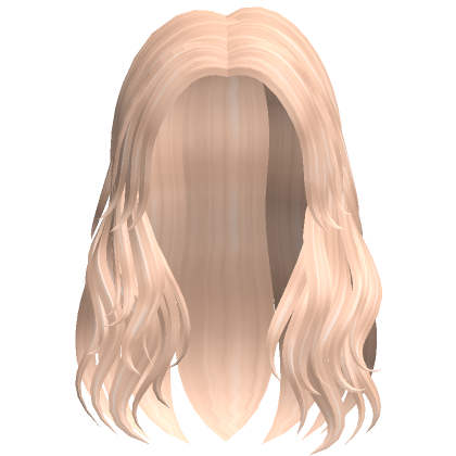 Wavy Lush Blonde Hair Roblox