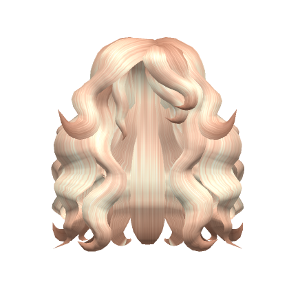 Wavy Mermaid Hair In Blonde Roblox