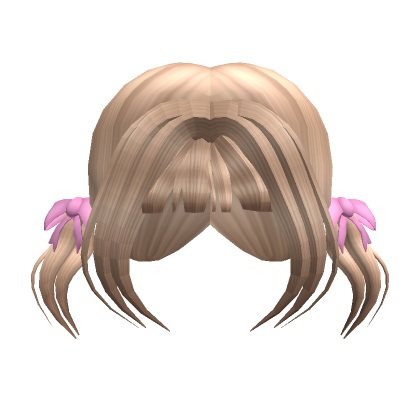 Cute Bow Pigtails In Blonde Roblox