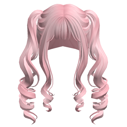 Anime Curled Pigtails Pink S Code Price RblxTrade