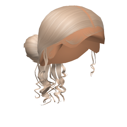 Slick Heart Shaped Low Bun In Blonde Roblox