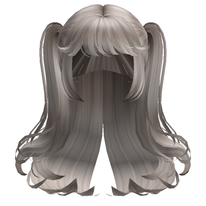 Long Idol Half Up Pigtails W Bangs Ash Blonde Roblox