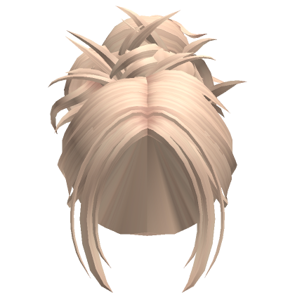 Messy Grunge Bun In Blonde Roblox