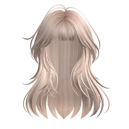 Soft Layered Hair Platinum Blonde Roblox