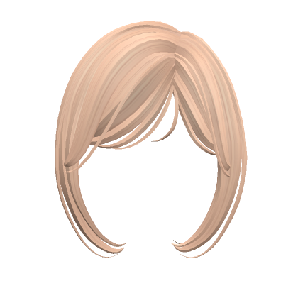 Cute Side Swept Bangs Blonde Roblox