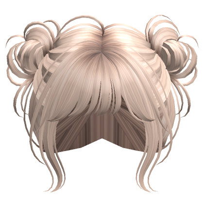 Cute High Buns Platinum Blonde Roblox