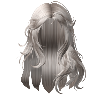 Messy Wavy Blowout In Ash Blonde Roblox
