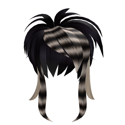Black Blonde Scene Raccoon Hair Roblox