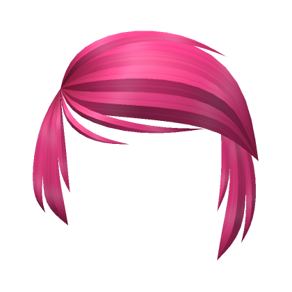 Hot Pink Scene Side Bangs Roblox