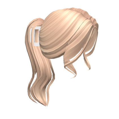 Clipped Ponytail In Blonde Roblox