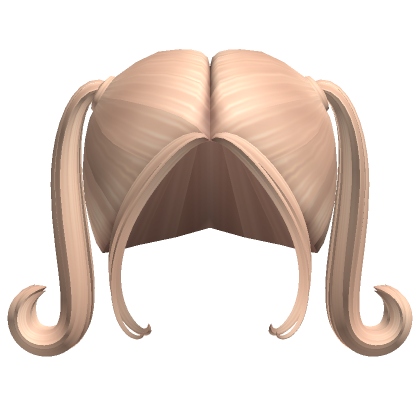 High Twin Preppy Curly Pigtails In Blonde Roblox