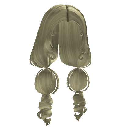 Darling Bubble Pigtails In Yellow Blonde Roblox