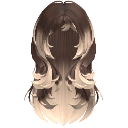 Messy Grunge Hair Brown To Blonde Roblox