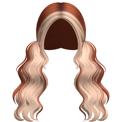 Long Ocean Waves Curly Pigtails Ginger Blonde Roblox