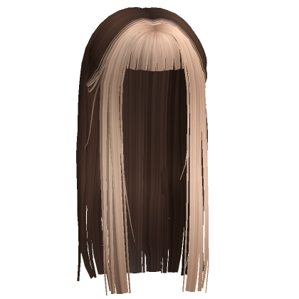 Hime Brown Blonde Long Straight Hair W Bangs Roblox