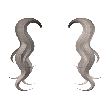 Wavy Pigtails Extension In Ash Blonde S Code Price RblxTrade