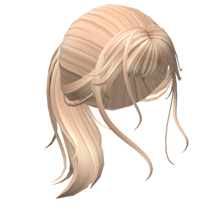 Windswept Ponytail In Blonde Roblox