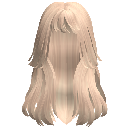 Lush Long Preppy Hair Blonde Roblox