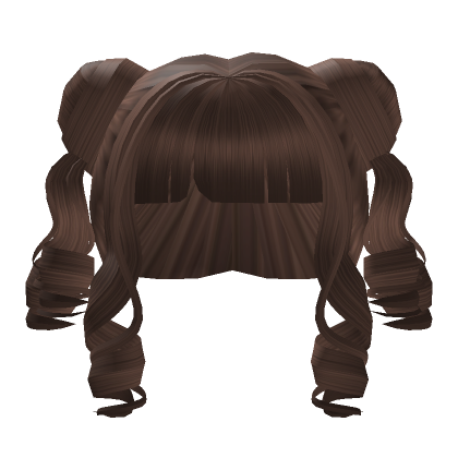 Brunette Juicy Buns Curls Hair Roblox