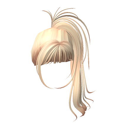 Y K Rockstar Spiky Pony Tail In Blonde Roblox Item Rolimon S
