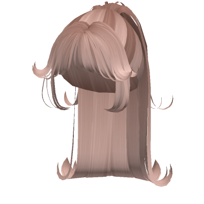 Strawberry Blonde Wispy Layered Hime Bangs Roblox
