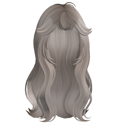 Wavy Anime Layered Grunge Wolfcut Ash Blonde Roblox