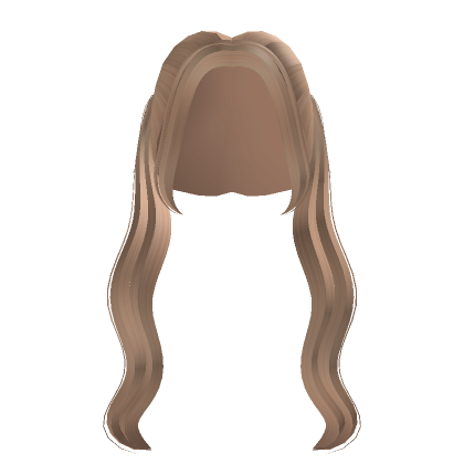 Long Curly High Pigtails Blonde Roblox