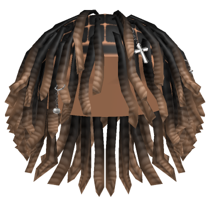 Blonde Ombre Messy Grunge Dreads W Accessories Roblox
