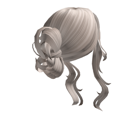Fluffy Messy Bun Lush Long Wavy Blonde S Code Price RblxTrade