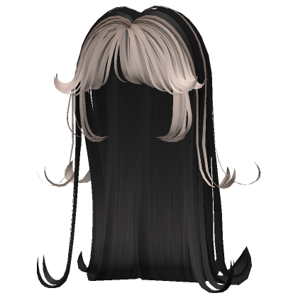 Black Wispy Layered Fairy Hime Bangs W Blonde Roblox Item Rolimon S