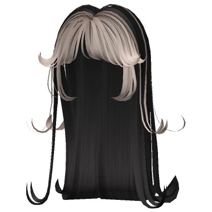 Black Wispy Layered Fairy Hime Bangs W Blonde Roblox Item Rolimon S