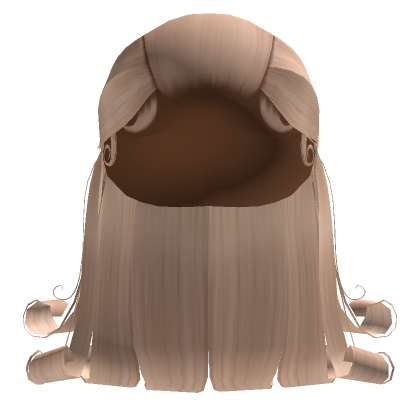Slick Back Half Up Down Low Bun In Blonde Roblox