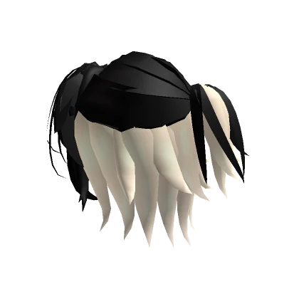 Black And Blonde Messy Anime Wolfcut Roblox Item Rolimon S