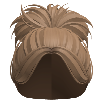High Messy Preppy Summer Bun Dark Blonde Roblox