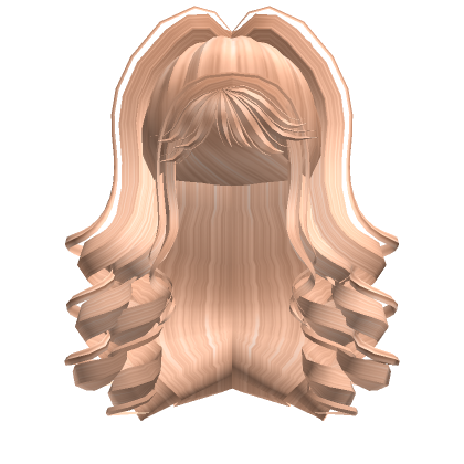 Curly Anime Gyaru Ponytail Blonde Roblox