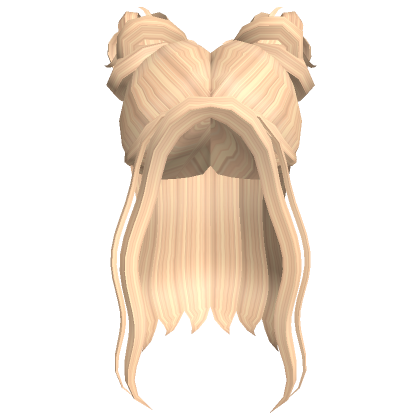 Aesthetic Double Messy Buns In Blonde Roblox Item Rolimon S