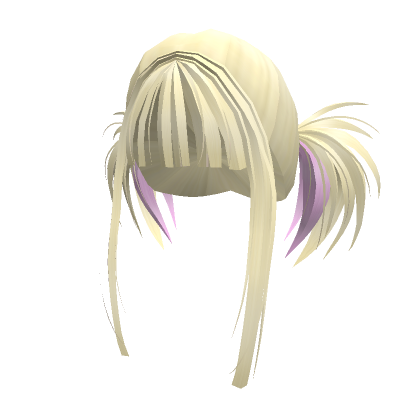 Spiky Punk Ponytails In Blonde N Pink Roblox