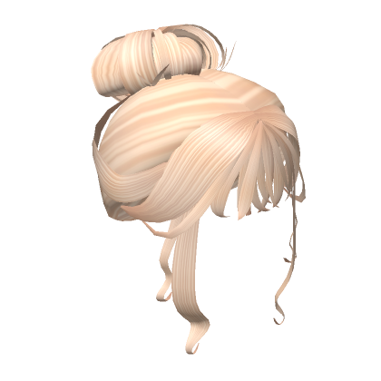 Blonde Messy Secretary Office Siren Bun Roblox Item Rolimon S