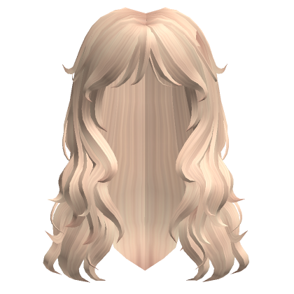 Layered Y2K Wolf Hair Grunge Wavy Lush Blonde Roblox