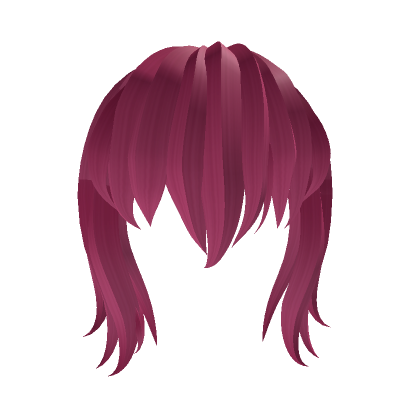 Hot Pink Anime Cute Layered Bangs Roblox