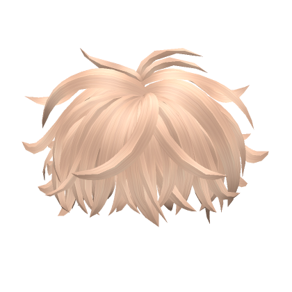 Messy Fluffy Anime Hair Blonde Roblox