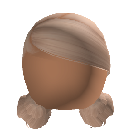 Low Sleek Space Buns In Blonde Roblox