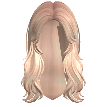 Layered Work Hair In Blonde Roblox