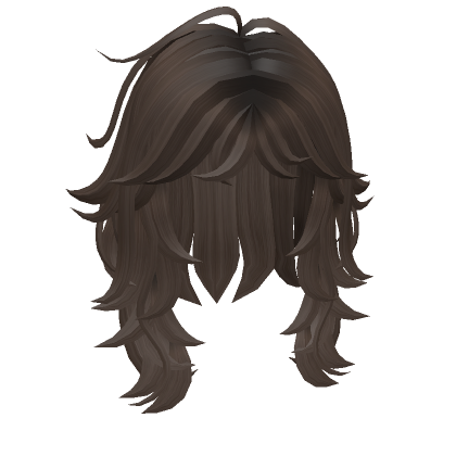 Grunge WolfCut Light Brown Brunette Roblox